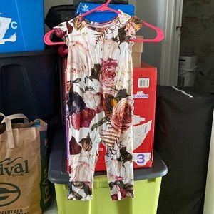 Posh Peanut Ruffle Butt Short Sleeve Romper